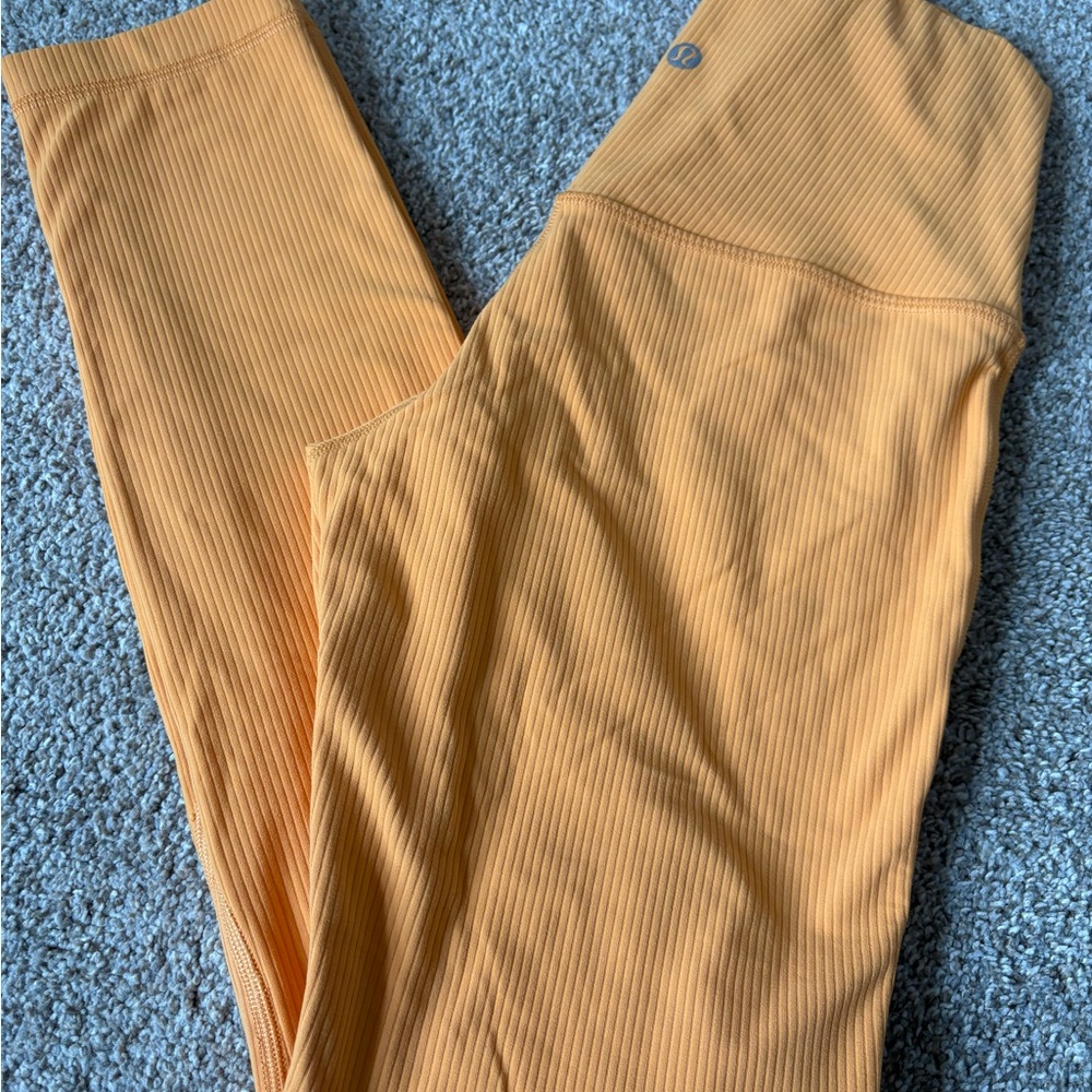 Lululemon Bright Orange Leggings
